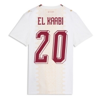 Camiseta Marruecos Ayoub El Kaabi #20 Segunda Equipación Replica Mundial 2026 para mujer mangas cortas